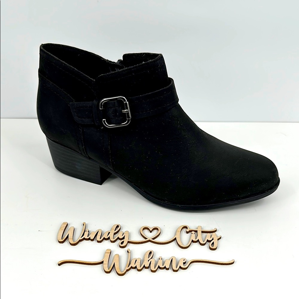 NWT Clarks Ankle Boots Sz 8/Black